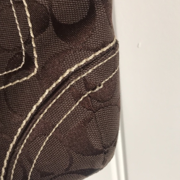 Coach brown cross body purse - Picture 8 of 8